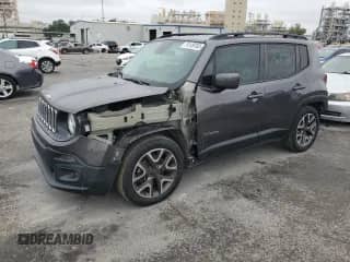 2017 Jeep Renegade Latitude с VIN ZACCJABB8HPF10438, выставлен на аукционе Copart как лот 76149703 с пробегом 53 754 миль миль и Списание • Salvage title. История ставок и продаж доступна на DreamBid. Изображение 1.