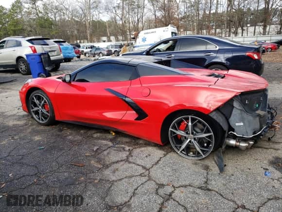 2022 Chevrolet Corvette 1LT с VIN 1G1YA3D41N5103235, выставлен на аукционе Copart как лот 86597434 с пробегом Не указан миль и Списание • Salvage title. История ставок и продаж доступна на DreamBid. Изображение 2.