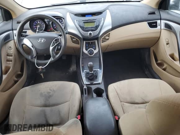 2012 Hyundai Elantra GLS z VIN 5NPDH4AE4CH109693, wystawiony jako Copart lot #87096295 z przebiegiem 176 052 mil mil oraz Szkoda całkowita • Salvage title. Historia ofert i sprzedaży dostępna na DreamBid. Obrazek 8.