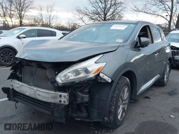 2017 Nissan Murano S with VIN 5N1AZ2MH8HN168128, listed as a IAAI auction lot 41214317 with 118,091 mi miles and . Bid and sale history available at DreamBid. Image 2.