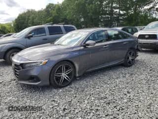 2022 Honda Accord Touring with VIN 1HGCV3F97NA030802, listed as a Copart auction lot 63370655 with 90,231 mi miles and Salvage title. Bid and sale history available at DreamBid. Image 1.