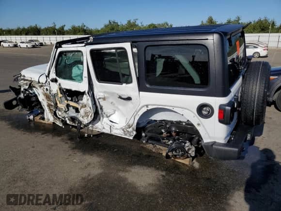 2025 Jeep Wrangler Sport S с VIN 1C4PJXDN0SW555394, выставлен на аукционе Copart как лот 68128005 с пробегом 5 204 миль миль и Списание • Salvage title. История ставок и продаж доступна на DreamBid. Изображение 2.