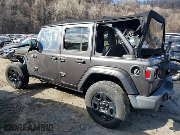 2021 Jeep Wrangler Unlimited Sport z VIN 1C4HJXDN0MW568542, wystawiony jako Copart lot #47748045 z przebiegiem 32 007 mil mil oraz Szkoda całkowita • Salvage title. Historia ofert i sprzedaży dostępna na DreamBid. Obrazek 2.