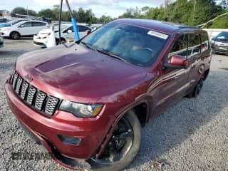 2017 Jeep Grand Cherokee Altitude with VIN 1C4RJEAG6HC756858, listed as a Copart auction lot 80956635 with 128,079 mi miles and Salvage title. Bid and sale history available at DreamBid. Image 1.
