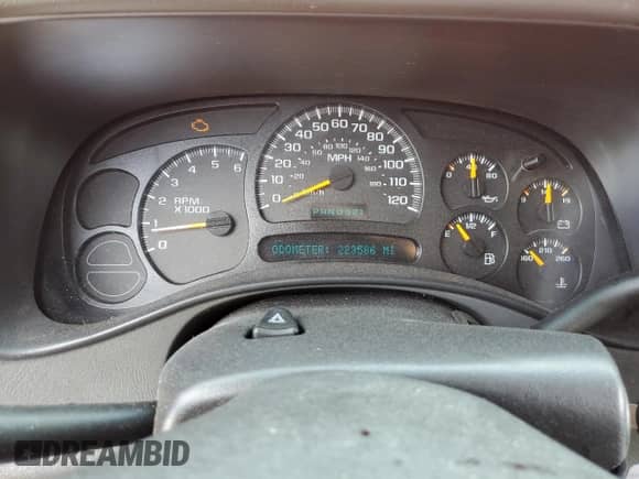 2003 Chevrolet Avalanche с VIN 3GNEK13T63G343706, выставлен на аукционе Copart как лот 80309775 с пробегом 223 586 миль миль и Списание • Salvage title. История ставок и продаж доступна на DreamBid. Изображение 9.