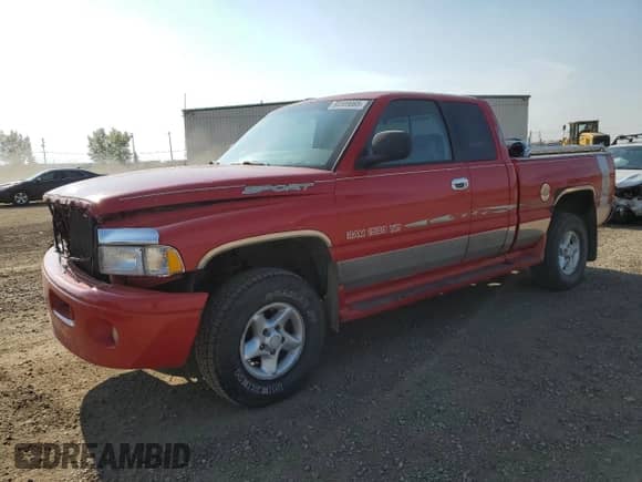 2000 Dodge 1500 with VIN 1B7HF13Z9YJ133220, listed as a Copart auction lot 80389065 with 286,363 mi miles and Salvage title. Bid and sale history available at DreamBid. Image 1.