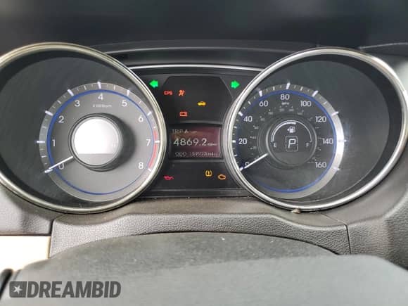 2011 Hyundai Sonata GLS z VIN 5NPEB4AC8BH072425, wystawiony jako Copart lot #56912304 z przebiegiem 159 923 mil mil oraz Szkoda całkowita • Salvage title. Historia ofert i sprzedaży dostępna na DreamBid. Obrazek 9.