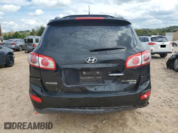 2011 Hyundai Santa Fe Limited with VIN 5XYZK4AG8BG033345, listed as a Copart auction lot 81746115 with 125,766 mi miles and Salvage title. Bid and sale history available at DreamBid. Image 6.