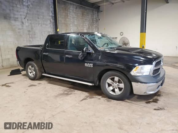 2013 Ram 1500 Tradesman with VIN 1C6RR6KG9DS538854, listed as a Copart auction lot 63003105 with 128,465 mi miles and Salvage title. Bid and sale history available at DreamBid. Image 4.