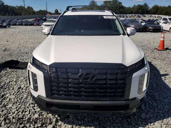 2025 Hyundai Palisade XRT with VIN KM8R3DGE9SU834671, listed as a Copart auction lot 84417345 with 17,714 mi miles and Salvage title. Bid and sale history available at DreamBid. Image 5.