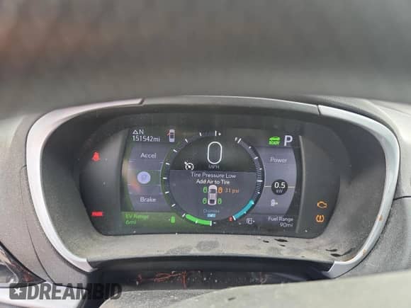 2019 Chevrolet Volt LT with VIN 1G1RA6S54KU107119, listed as a Copart auction lot 71167935 with 151,542 mi miles and Salvage title. Bid and sale history available at DreamBid. Image 9.