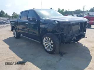 2022 Chevrolet Silverado 1500 High Country with VIN 3GCUYHEL3NG120843, listed as a IAAI auction lot 42545968 with 76,282 mi miles and . Bid and sale history available at DreamBid. Image 1.