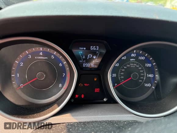 2014 Hyundai Elantra with VIN KMHDH6AH9EU028683, listed as a Copart auction lot 59786275 with 89,876 mi miles and Salvage title. Bid and sale history available at DreamBid. Image 8.