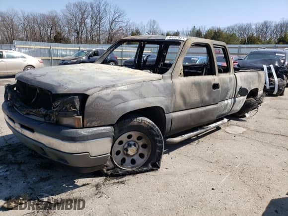 2005 Chevrolet Silverado 1500 Work Truck with VIN 1GCEK19V15Z332018, listed as a Copart auction lot 48537835 with Not provided miles and Non repairable. Bid and sale history available at DreamBid. Image 1.