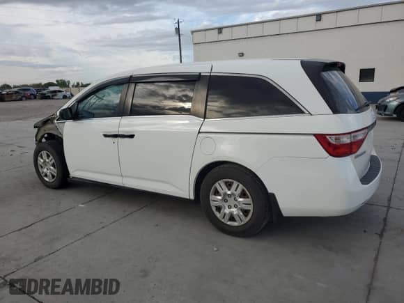 2013 Honda Odyssey LX z VIN 5FNRL5H2XDB082747, wystawiony jako Copart lot #80600695 z przebiegiem 110 873 mil mil oraz Szkoda całkowita • Salvage title. Historia ofert i sprzedaży dostępna na DreamBid. Obrazek 2.