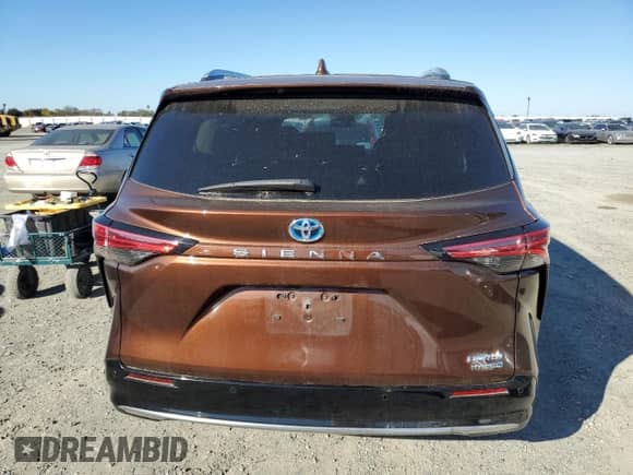 2023 Toyota Sienna Limited с VIN 5TDZRKEC8PS167242, выставлен на аукционе Copart как лот 85425995 с пробегом 30 359 миль миль и Списание • Salvage title. История ставок и продаж доступна на DreamBid. Изображение 6.