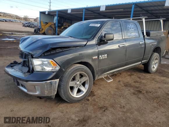 2015 Ram 1500 Big Horn with VIN 1C6RR7TT8FS746261, listed as a Copart auction lot 89356615 with 160,236 mi miles and Salvage title. Bid and sale history available at DreamBid. Image 1.