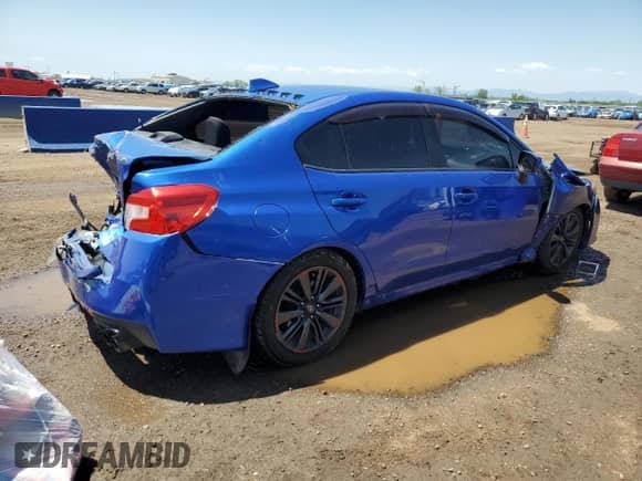 2016 Subaru WRX with VIN JF1VA1B64G9818840, listed as a Copart auction lot 61613065 with 132,011 mi miles and Salvage title. Bid and sale history available at DreamBid. Image 3.