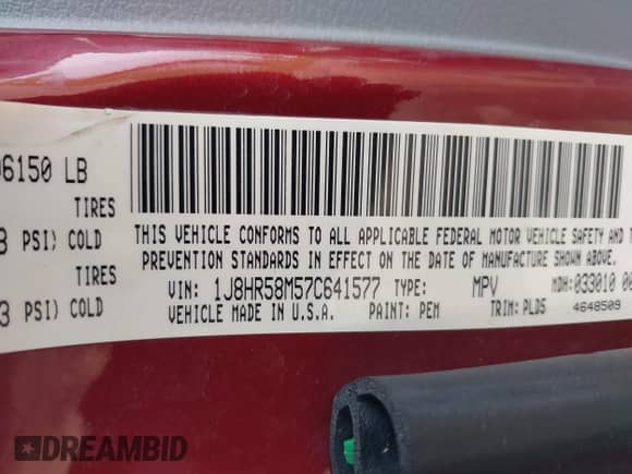 2007 Jeep Grand Cherokee Limited с VIN 1J8HR58M57C641577, выставлен на аукционе IAAI как лот 42104324 с пробегом 224 074 миль миль и . История ставок и продаж доступна на DreamBid. Изображение 9.