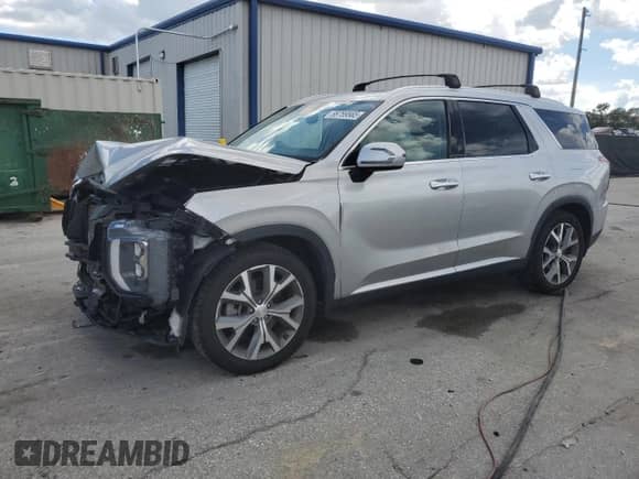 2022 Hyundai Palisade SEL с VIN KM8R44HE1NU422874, выставлен на аукционе Copart как лот 68769565 с пробегом 49 775 миль миль и На запчасти • Non repairable. История ставок и продаж доступна на DreamBid. Изображение 1.