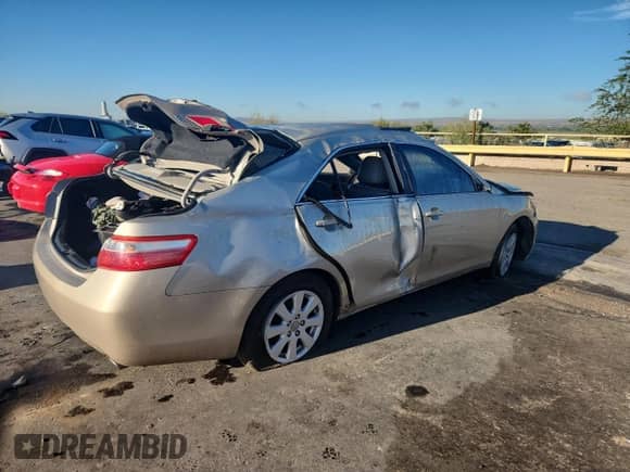 2007 Toyota Camry XLE with VIN 4T1BK46K57U552952, listed as a Copart auction lot 82115075 with 11,793 mi miles and Salvage title. Bid and sale history available at DreamBid. Image 3.