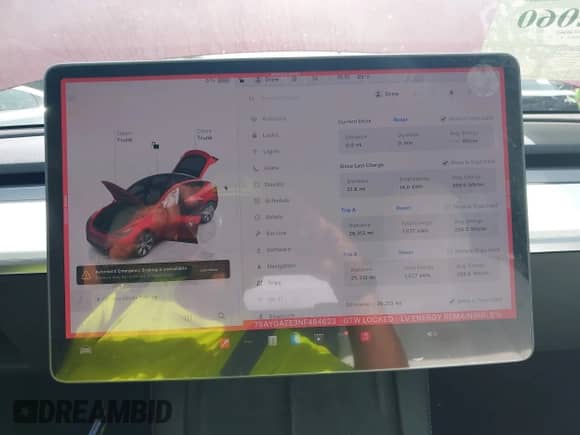 2022 Tesla Model Y Long Range z VIN 7SAYGAEE3NF484623, wystawiony jako IAAI lot #42982060 z przebiegiem 29 313 mil mil oraz . Historia ofert i sprzedaży dostępna na DreamBid. Obrazek 17.