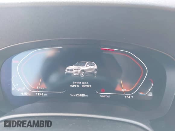 2022 BMW 5 Series 530i xDrive with VIN WBA13BJ09NWX51234, listed as a IAAI auction lot 42106974 with 26,480 mi miles and . Bid and sale history available at DreamBid. Image 7.