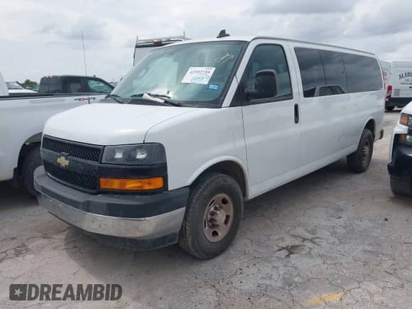 2020 Chevrolet Express Passenger LS with VIN 1GAZGNFG0L1242492, listed as a IAAI auction lot 42592759 with 29,144 mi miles and . Bid and sale history available at DreamBid. Image 2.