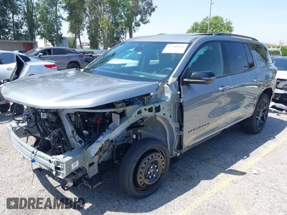 2024 Chevrolet Traverse FWD RS with VIN 1GNERLKS8RJ241492, listed as a IAAI auction lot 42288381 with 1,800 mi miles and . Bid and sale history available at DreamBid. Image 2.