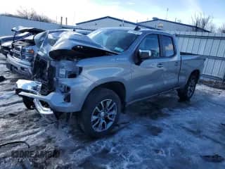 2023 Chevrolet Silverado 1500 LT with VIN 1GCRDDED0PZ329043, listed as a Copart auction lot 47159045 with Not provided miles and Salvage title. Bid and sale history available at DreamBid. Image 1.