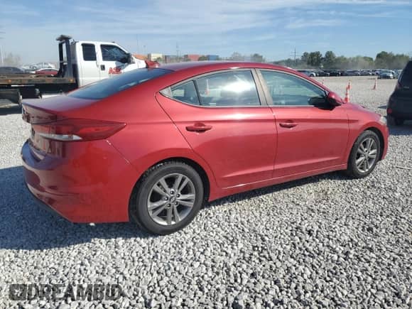 2017 Hyundai Elantra Limited with VIN KMHD84LF4HU068626, listed as a Copart auction lot 85076685 with 77,118 mi miles and Salvage title. Bid and sale history available at DreamBid. Image 3.