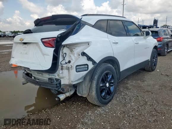 2020 Chevrolet Blazer LT z VIN 3GNKBCRS5LS549500, wystawiony jako Copart lot #70306705 z przebiegiem 69 893 mil mil oraz Szkoda całkowita • Salvage title. Historia ofert i sprzedaży dostępna na DreamBid. Obrazek 3.