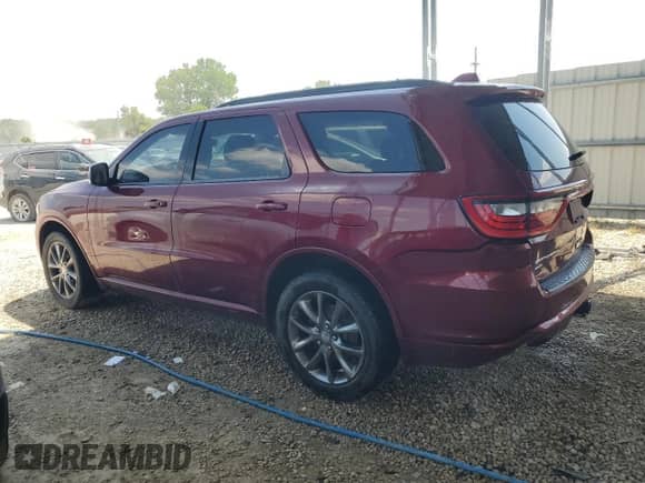 2017 Dodge Durango GT with VIN 1C4RDJDGXHC953933, listed as a Copart auction lot 67070325 with 107,161 mi miles and Clean title. Bid and sale history available at DreamBid. Image 2.