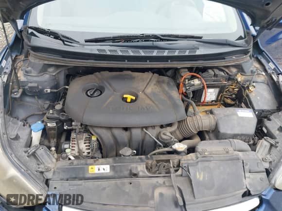 2013 Hyundai Elantra GLS z VIN KMHDH4AE2DU556929, wystawiony jako IAAI lot #43417635 z przebiegiem 209 986 mil mil oraz . Historia ofert i sprzedaży dostępna na DreamBid. Obrazek 10.