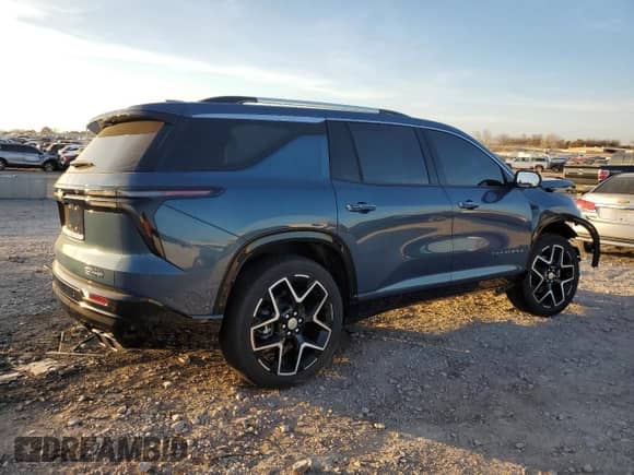 2025 Chevrolet Traverse FWD High Country with VIN 1GNERKRS0SJ116010, listed as a Copart auction lot 85877294 with Not provided miles and Salvage title. Bid and sale history available at DreamBid. Image 3.