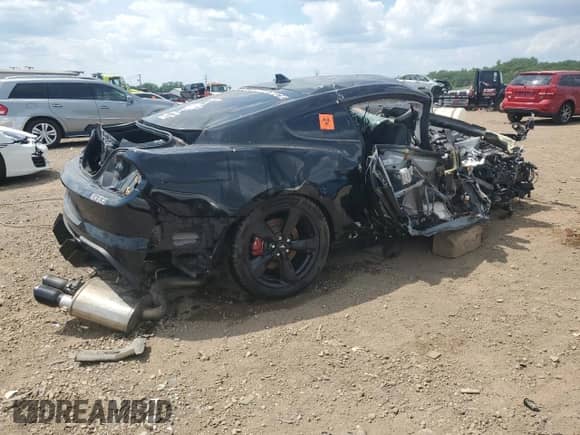 2021 Ford Mustang GT с VIN 1FA6P8CF0M5158101, выставлен на аукционе Copart как лот 63275795 с пробегом Не указан миль и На запчасти • Non repairable. История ставок и продаж доступна на DreamBid. Изображение 3.