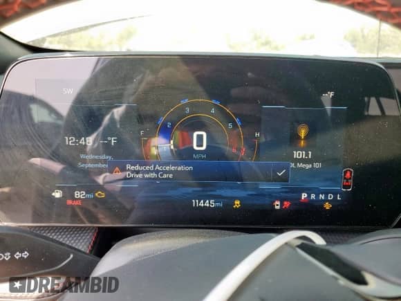 2025 Chevrolet Equinox FWD RS с VIN 3GNAXLEG2SL105787, выставлен на аукционе Copart как лот 81307515 с пробегом 11 445 миль миль и Списание • Salvage title. История ставок и продаж доступна на DreamBid. Изображение 9.