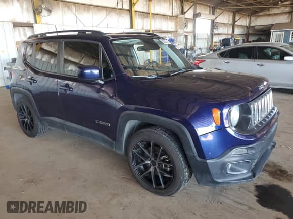 2018 Jeep Renegade Altitude with VIN ZACCJABB4JPJ29379, listed as a Copart auction lot 80031015 with 106,259 mi miles and Salvage title. Bid and sale history available at DreamBid. Image 4.