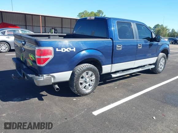2010 Ford F-150 XL with VIN 1FTEW1E81AFD32598, listed as a IAAI auction lot 43407160 with 343,739 mi miles and . Bid and sale history available at DreamBid. Image 4.