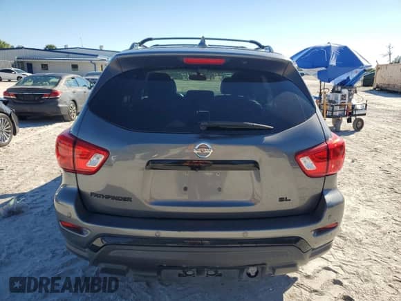 2019 Nissan Pathfinder SV with VIN 5N1DR2MN6KC624908, listed as a Copart auction lot 91027665 with 125,792 mi miles and Clean title. Bid and sale history available at DreamBid. Image 6.