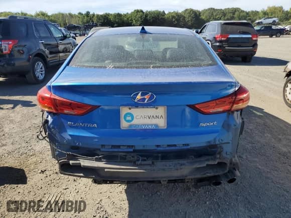 2017 Hyundai Elantra Sport с VIN KMHD04LB7HU346830, выставлен на аукционе Copart как лот 70516065 с пробегом 88 897 миль миль и Списание • Salvage title. История ставок и продаж доступна на DreamBid. Изображение 6.