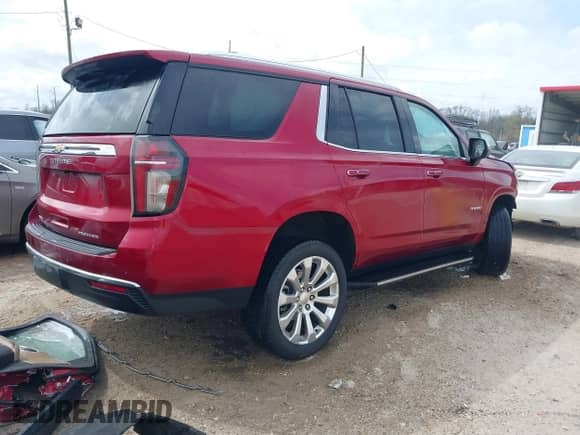 2024 Chevrolet Tahoe with VIN 1GNSCSKT2RR334761, listed as a IAAI auction lot 41675913 with Not provided miles and . Bid and sale history available at DreamBid. Image 4.