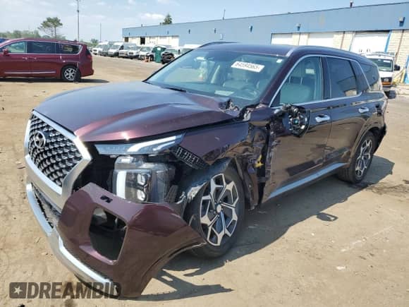 2021 Hyundai Palisade Calligraphy с VIN KM8R7DHE6MU319066, выставлен на аукционе Copart как лот 64594565 с пробегом 34 335 миль миль и Списание • Salvage title. История ставок и продаж доступна на DreamBid. Изображение 1.