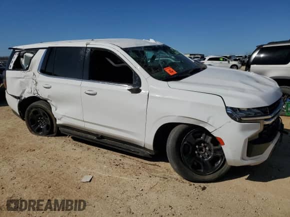 2021 Chevrolet Tahoe with VIN 1GBSCLED0MR297435, listed as a Copart auction lot 43651945 with Not provided miles and Clean title. Bid and sale history available at DreamBid. Image 4.