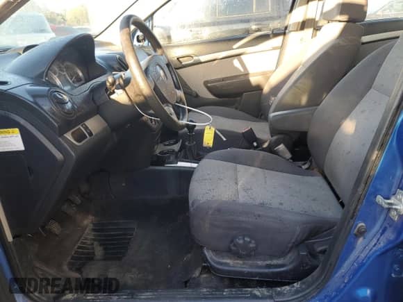 2009 Chevrolet Aveo 1LT с VIN KL1TD66E59B337229, выставлен на аукционе Copart как лот 85114565 с пробегом 121 146 миль миль и Списание • Salvage title. История ставок и продаж доступна на DreamBid. Изображение 7.