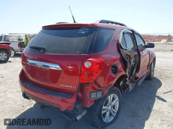 2013 Chevrolet Equinox LT with VIN 2GNFLPE38D6111140, listed as a IAAI auction lot 41850186 with 65,642 mi miles and . Bid and sale history available at DreamBid. Image 4.