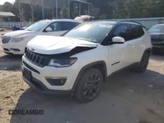 2019 Jeep Compass Limited with VIN 3C4NJCCB4KT782519, listed as a Copart auction lot 81130945 with 59,951 mi miles and Salvage title. Bid and sale history available at DreamBid. Image 1.