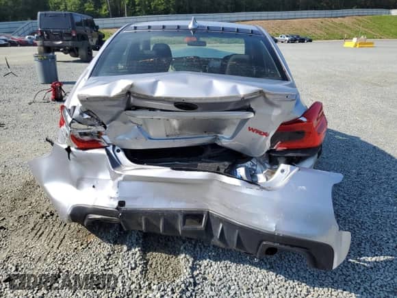 2020 Subaru WRX Premium with VIN JF1VA1C65L9803952, listed as a Copart auction lot 59917835 with 94,664 mi miles and Salvage title. Bid and sale history available at DreamBid. Image 6.