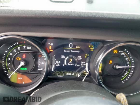 2023 Jeep Wrangler Rubicon с VIN 1C4JJXR67PW566519, выставлен на аукционе Copart как лот 64115895 с пробегом 23 485 миль миль и Списание • Salvage title. История ставок и продаж доступна на DreamBid. Изображение 9.