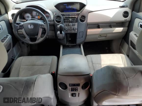 2014 Honda Pilot LX with VIN 5FNYF4H28EB046134, listed as a Copart auction lot 66297005 with 107,395 mi miles and Salvage title. Bid and sale history available at DreamBid. Image 8.